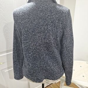 Banana Republic Heathered Navy and White Women’s Sweater